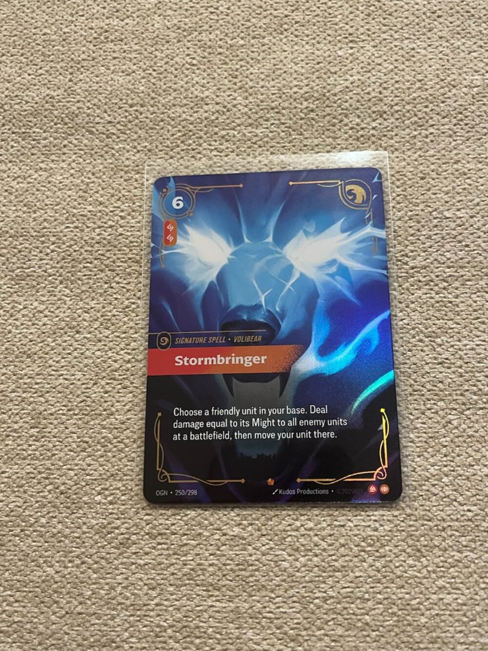 Stormbringer 250/298 - Origins (OGN) Riftbound: League of Legends Card